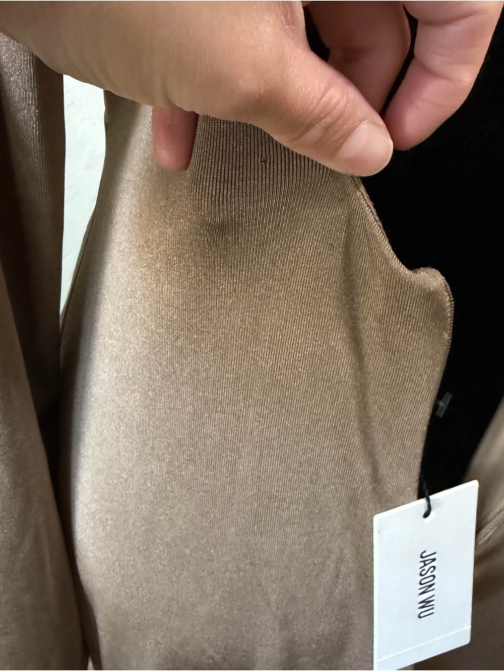 Jason Wu x MISHA Engracia Midi Dress - Khaki (NWT) $320 retail size M - Picture 14 of 16